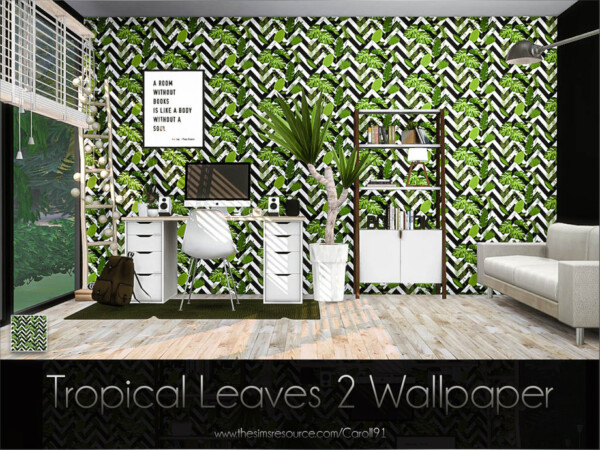Tropical Leaves 2 Wallpaper by Caroll91 from TSR
