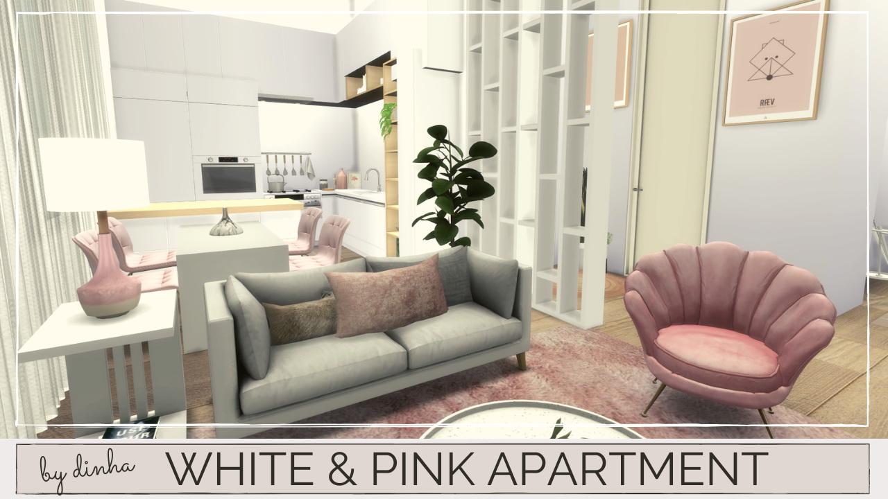 White and Pink apartment from Dinha Gamer