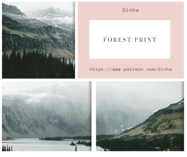 Forest Prints 3 Collections   9 Swatches from Dinha Gamer