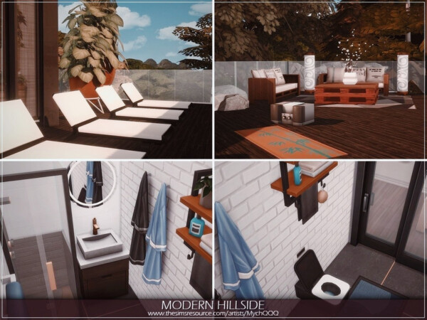 Modern Hillside Home by MychQQQ from TSR