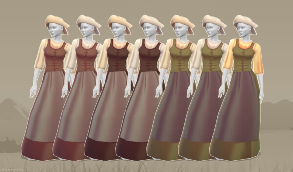 Peasant Set by kennetha v from Mod The Sims