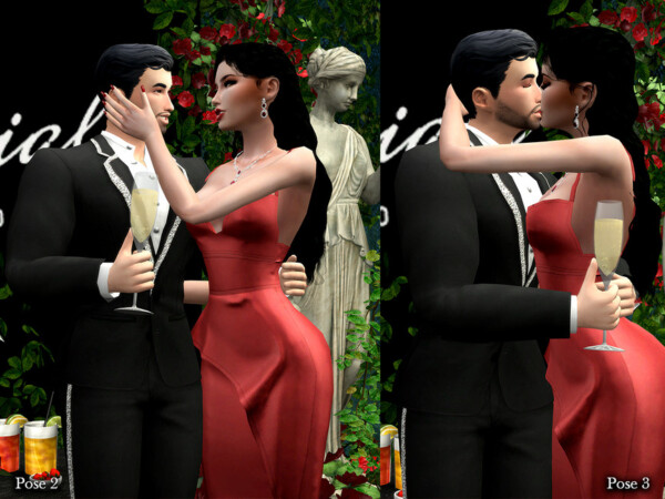 Romantic moment Pose Pack by Beto ae0 from TSR