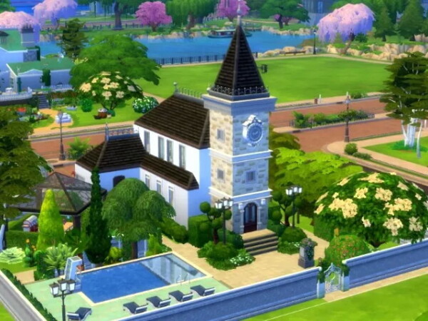 Church of the Eternal Lamp residential property from All4Sims