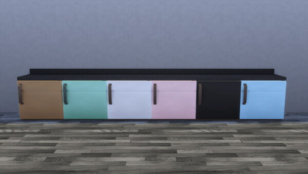 Under Counter Fridges by Teknikah from Mod The Sims