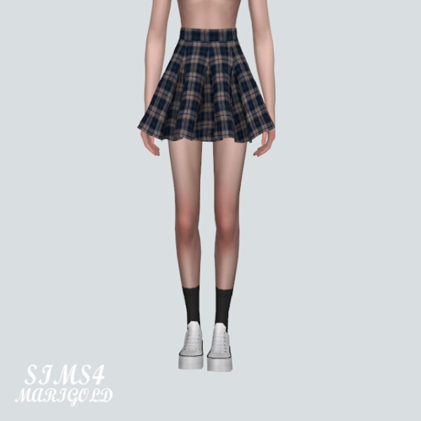 PP Flare Mini Skirt from SIMS4 Marigold