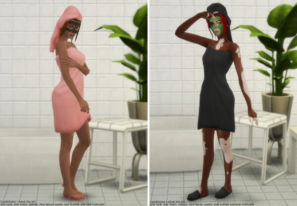 Home Spa Set from Candy Sims 4