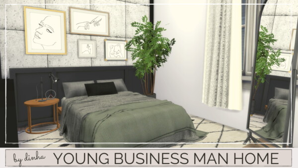 Young business man home from Dinha Gamer