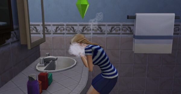 Wash Face at Sinks by lemonshushu from Mod The Sims