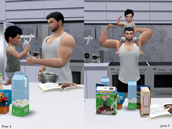 Sweet Kitchen Pose Pack by Beto ae0 from TSR