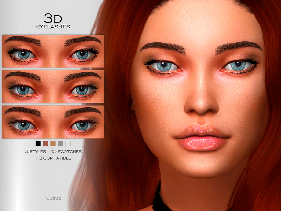 3d lashes sims 4