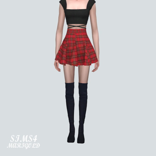GG Flare Mini Skirt from SIMS4 Marigold