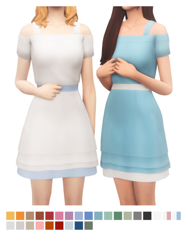 Christa Dress from Sims4Nicole