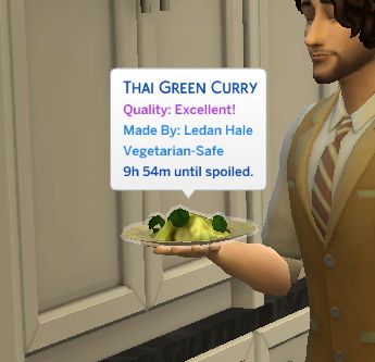 Thai Green Curry New Custom Recipe by RobinKLocksley from Mod The Sims