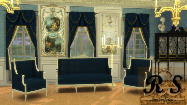 The Neoclassical Living Room from Regal Sims