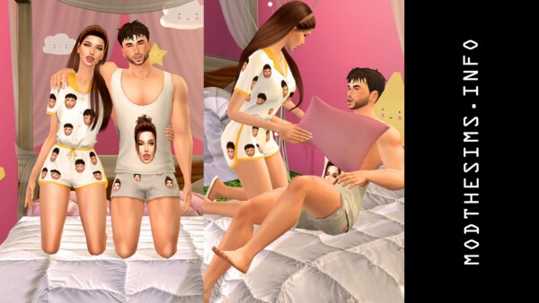 Slumber Party pose pack by CheekyCharlieM13 from Mod The Sims