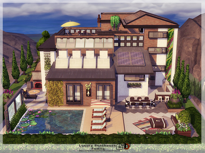 Luxury Penthouse Family by Danuta720 from TSR • Sims 4 Downloads