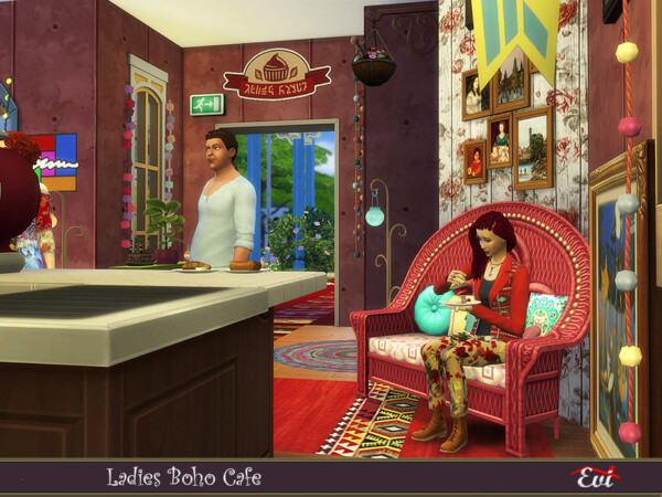 Ladies Boho Cafe by evi from TSR