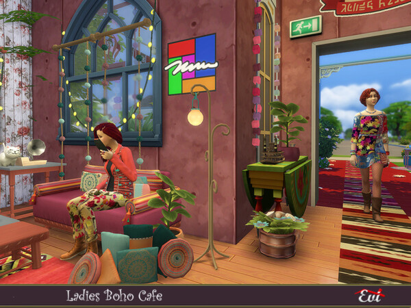 Ladies Boho Cafe by evi from TSR