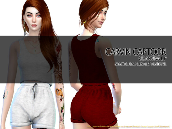 Anvina L Shorts by carvin captoor from TSR