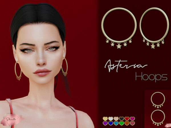 Asteria Hoops by Shanti from TSR
