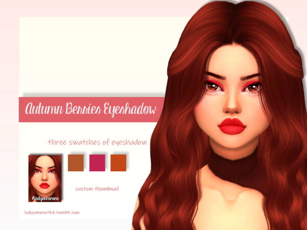 Autumn Berries Eyeshadow by LadySimmer94 from TSR