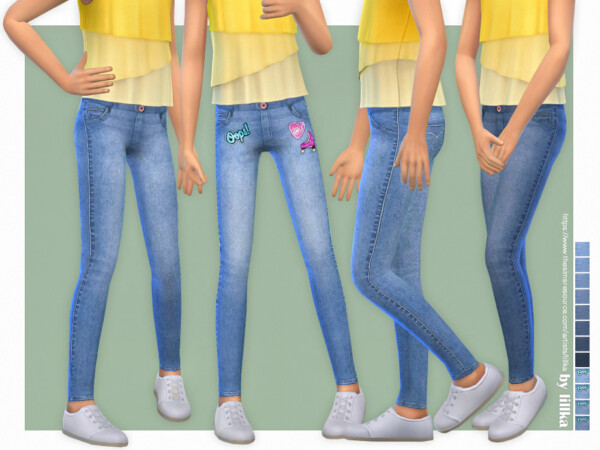 Ava Skinny Jeans by lillka from TSR