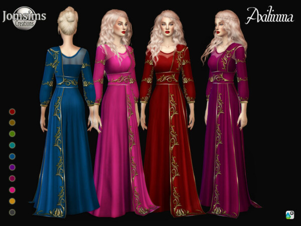 Axilinma dress by jomsims from TSR
