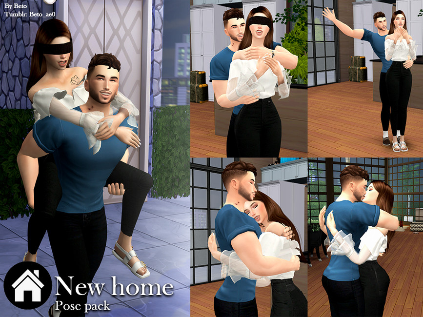 By Beto New Home Pose Pack By Betoae0 From Tsr • Sims 4 Downloads