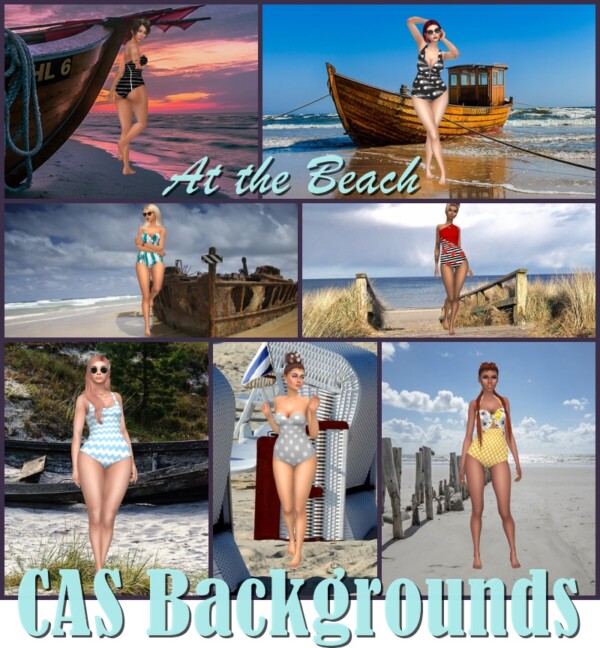CAS Backgrounds At the Beach from Annett`s Sims 4 Welt