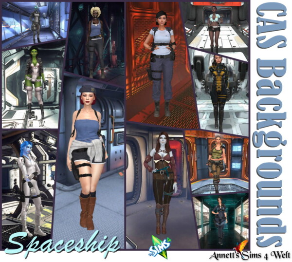 CAS Backgrounds Spaceship from Annett`s Sims 4 Welt