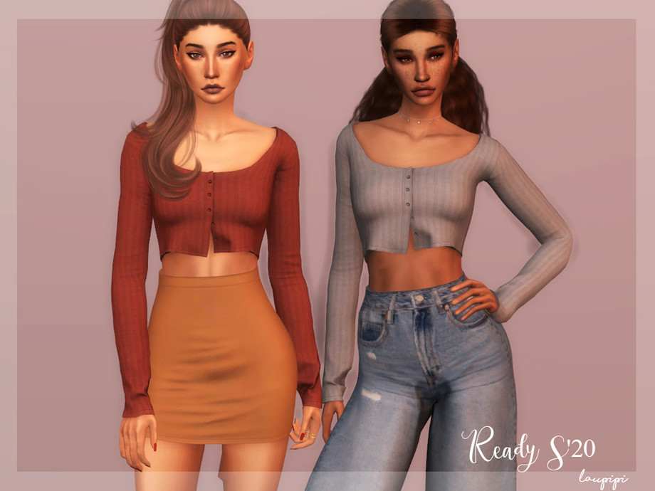 Cecilia Top By Laupipi At Tsr Sims 4 Updates