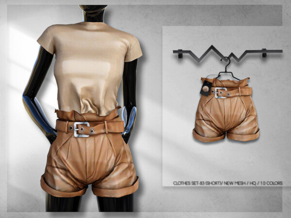 Clothes Set 83 Shorts by busra tr from TSR