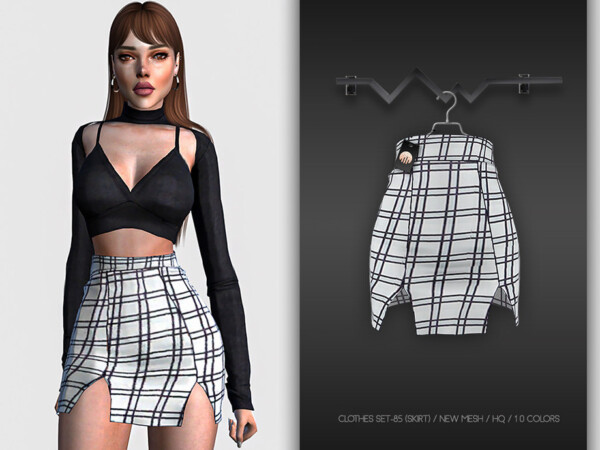 Clothes Set 85 Skirt by busra tr from TSR