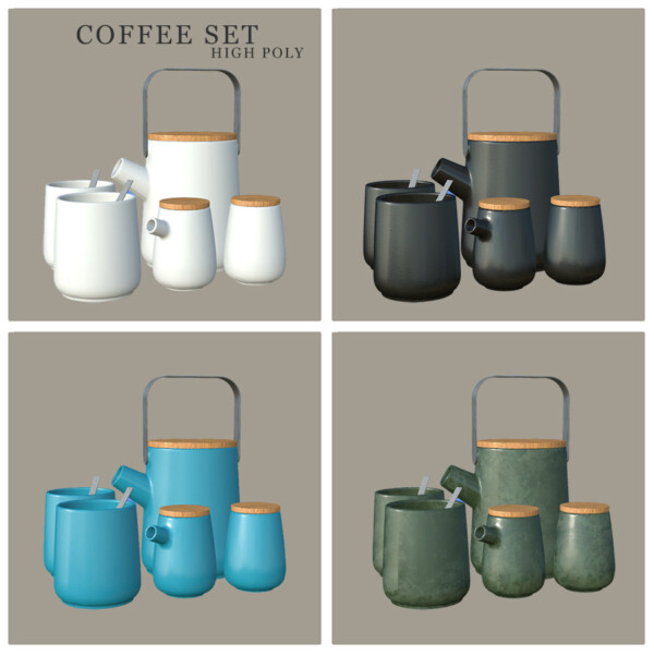 Coffee Set from Leo 4 Sims