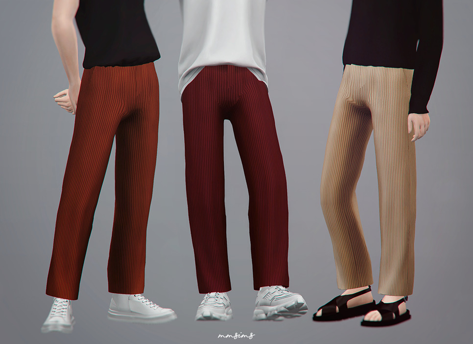 Corduroy Pants from MMSIMS • Sims 4 Downloads