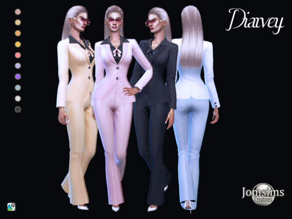 Diarvey outfit by jomsims from TSR