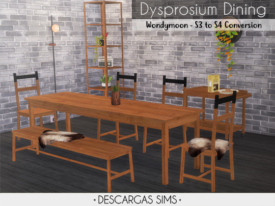 Dysprosium Dining from Descargas Sims