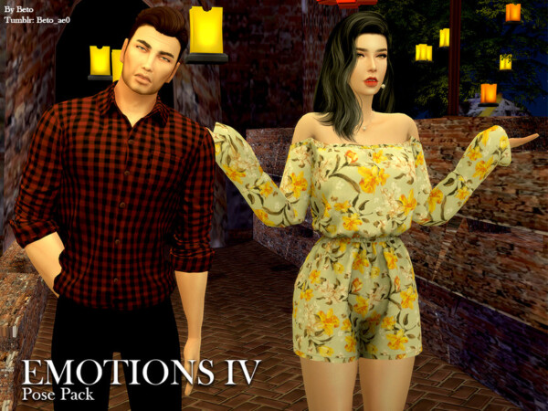 Emotions IV Pose Pack by Beto ae0 from TSR