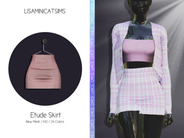 Etude Skirt by Lisaminicatsims from TSR
