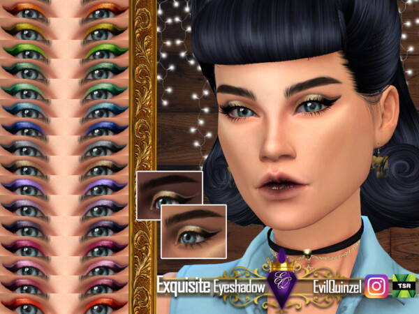 Exquisite Eyeshadow by EvilQuinzel from TSR
