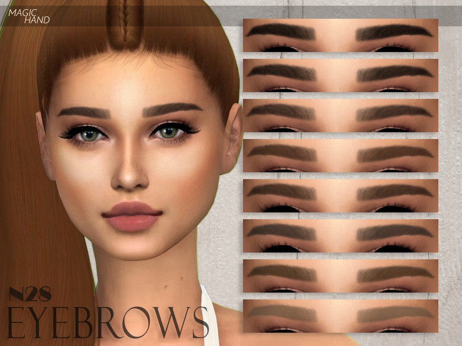 sims 4 eyebrows custom content