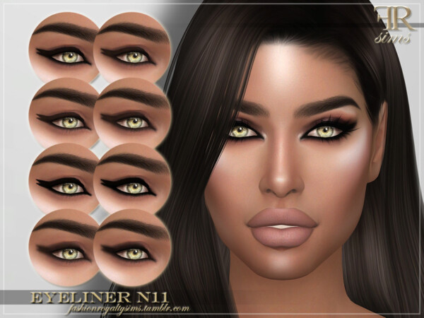 Eyeliner N11 by FashionRoyaltySims from TSR