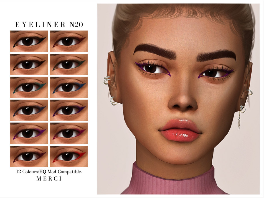 Sims 4 Heavy Eye Liner