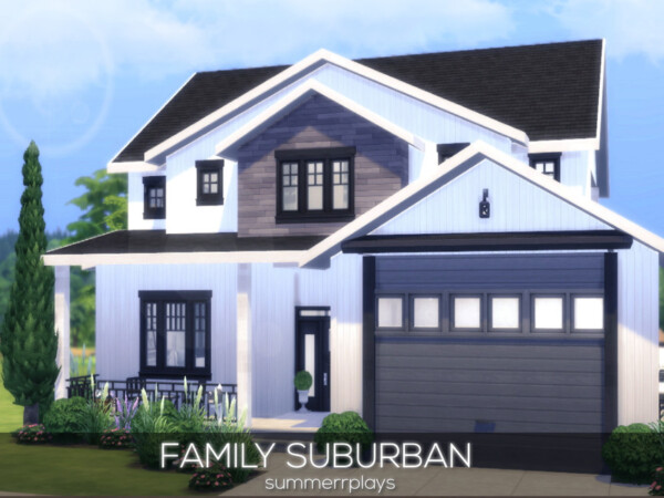 Family Suburban Home by Summerr Plays from TSR
