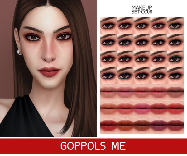 Gold Makeup Set CC08 from GOPPOLS Me