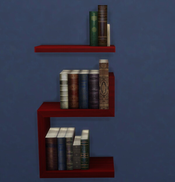 High Resolution Intellectual Bookcase Recolor by xordevoreaux from Mod The Sims