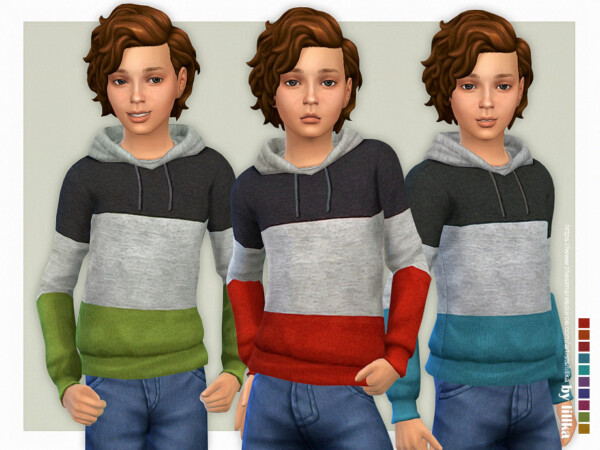 Hoodie for Boys P20 by lillka from TSR