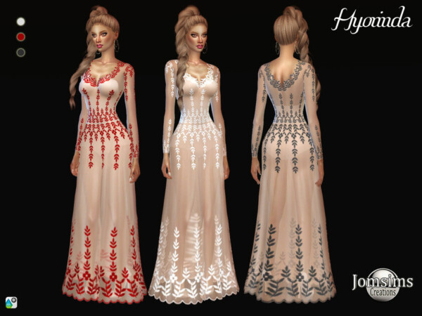 Hyorinda dress by jomsims from TSR