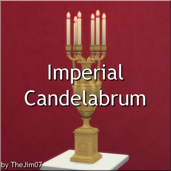 Imperial Candelabrum by TheJim07 from Mod The Sims
