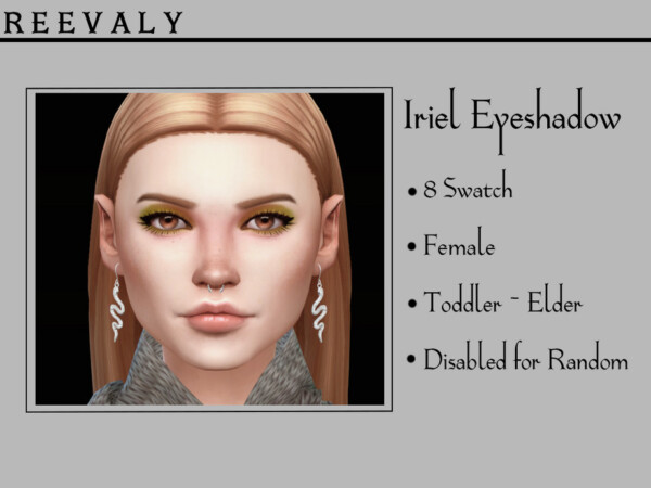 Iriel Eyeshadow by Reevaly from TSR